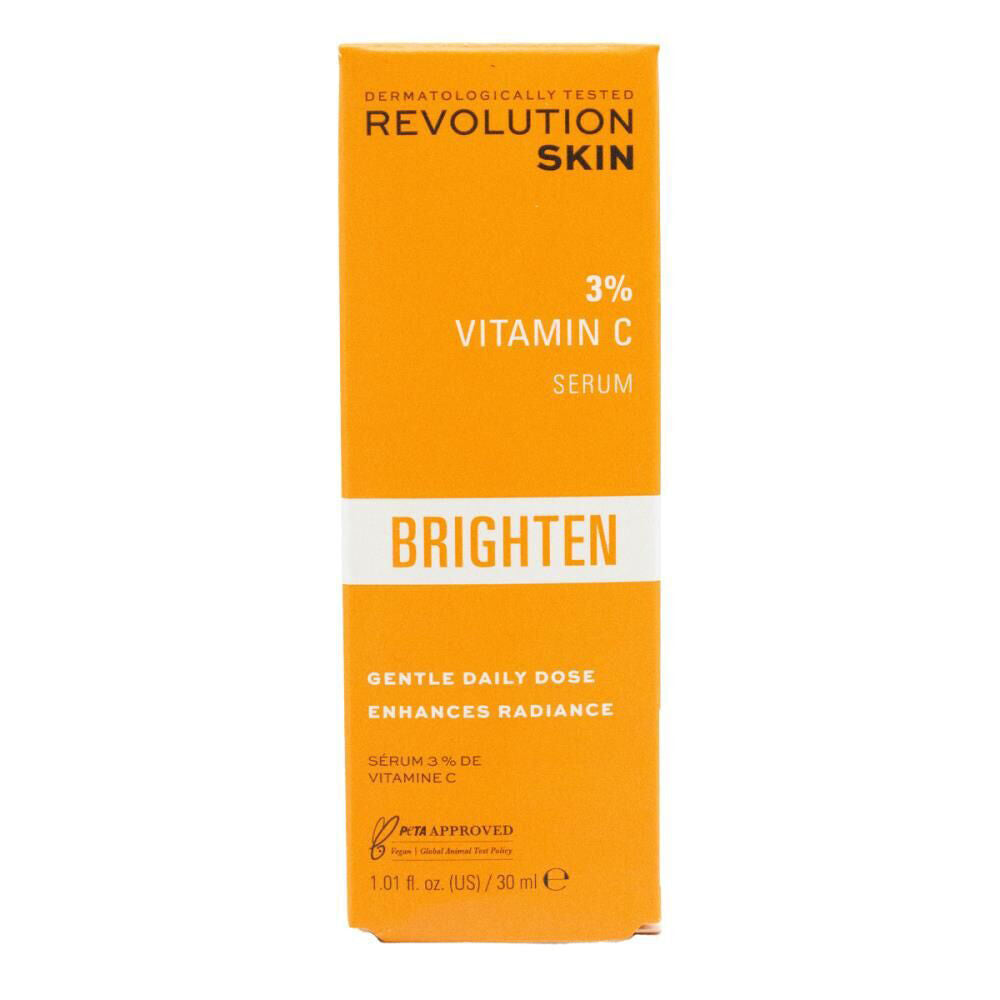 6PK Revolution Skin 3% Vitamin C Serum Brighten 30ml Face Brightening Care