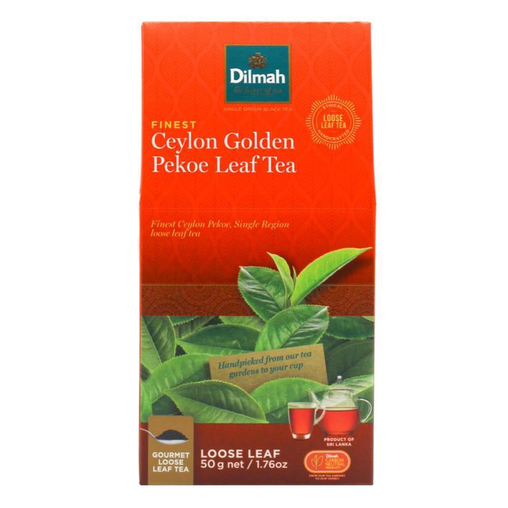 6PK Dilmah 50g Ceylon Golden Pekoe Loose Leaf Black Tea Hot Drink