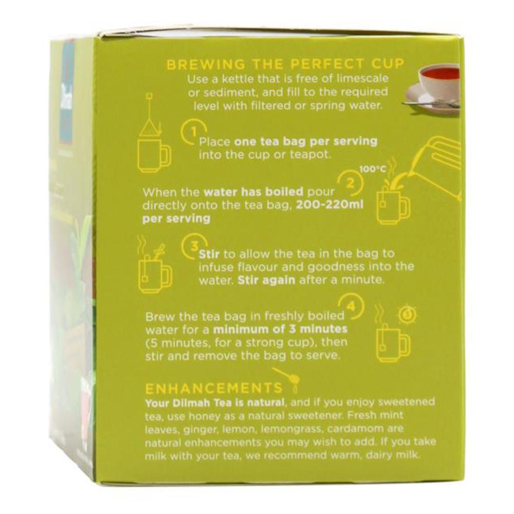 400pc Dilmah Ceylon Black Tea Pyramid Teabags Lively Lemon Flavour