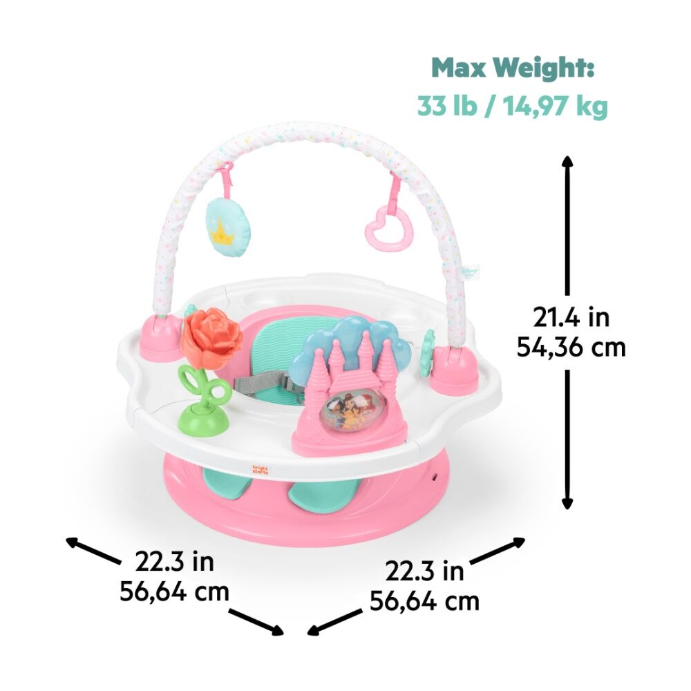 Bright Starts Disney Princess Baby Booster 3 in 1 SuperSeat High Chair 6m+