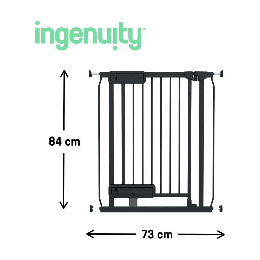 Ingenuity The Doorway Series Adjustable Baby Safety Open Gate 6m+ 73-80cm