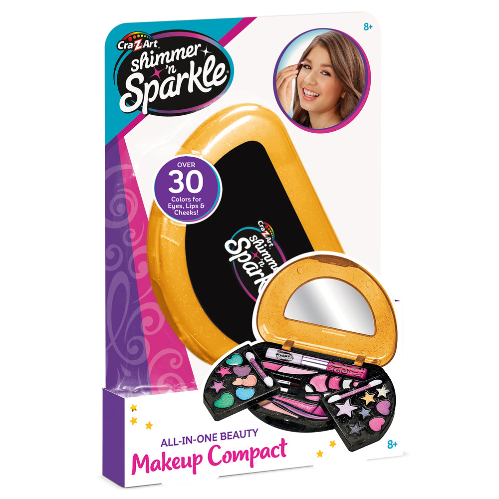 2PK Shimmer 'n Sparkle Kids/Children All In One Beauty Compact 8y+