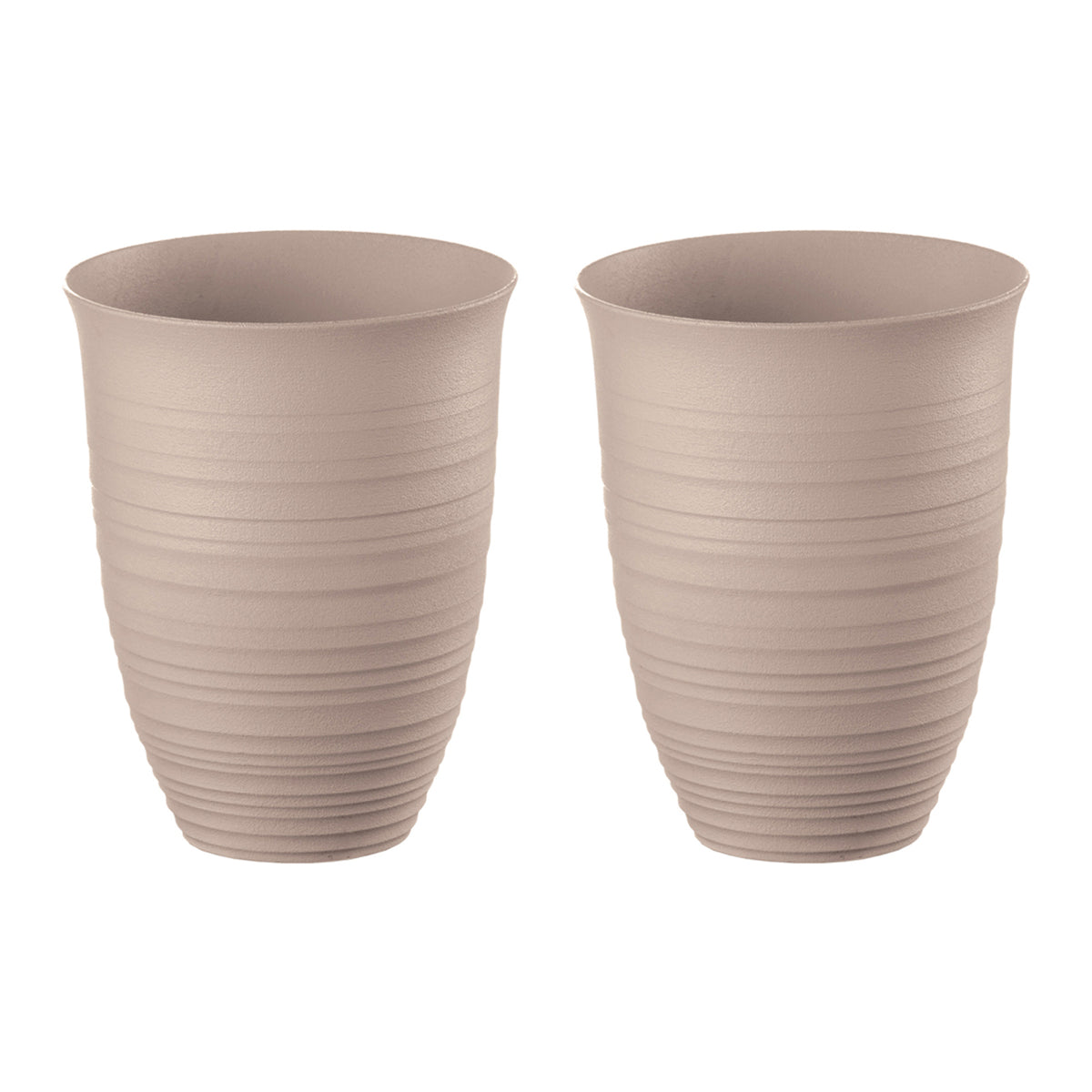 2PK Guzzini Earth Tierra 12.4cm/520ml Tall Tumbler - Taupe