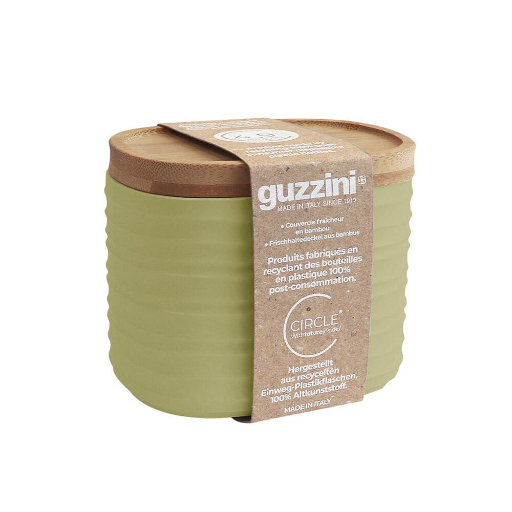 Guzzini Earth Tierra Food Storage Container Jar w/ Lid 500ml Small Green