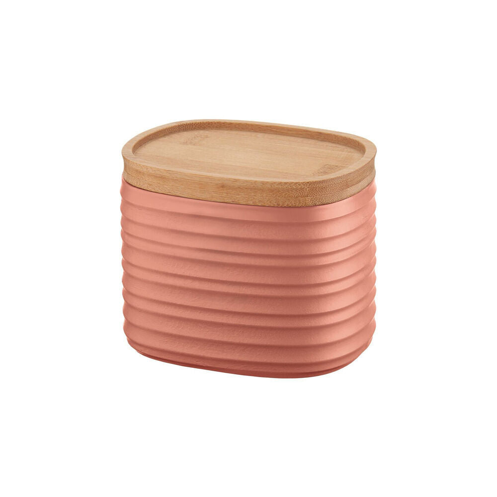 2PK Guzzini Earth Tierra Food Storage Container Jar w/ Lid 500ml Terracotta