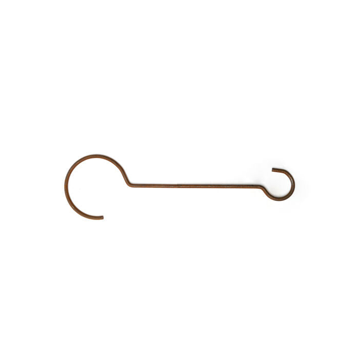 8PK Branch 40x8cm Hook Rust Metal Garden Hanger - Brown