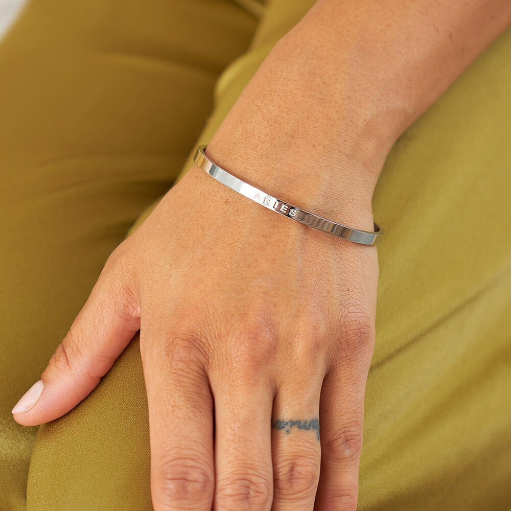2pc Annabel Trends Stainless Steel Cuff Bangle & Pendant Necklace Zodiac Scorpio
