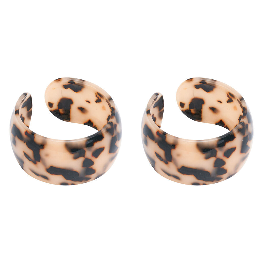 2PK Annabel Trends Tamed Cuff Bangles Women Accessory 7x3cm - Tortoiseshell