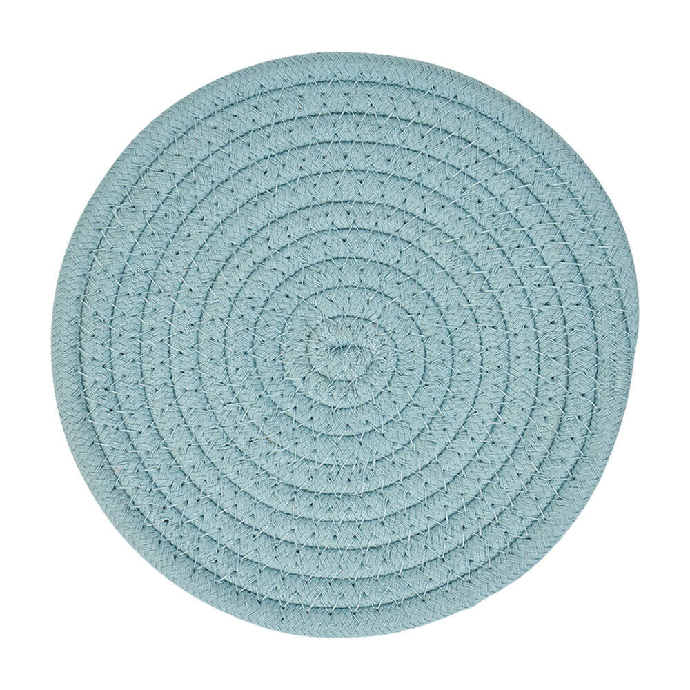4PK Annabel Trends Rope Trivet Round 18.5cm Small - Sage