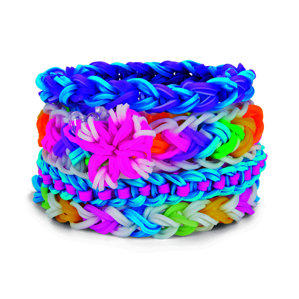 3x 3000pc Cra-Z-Art Kids/Children Loom Bands Tub Craft Kit 8y+