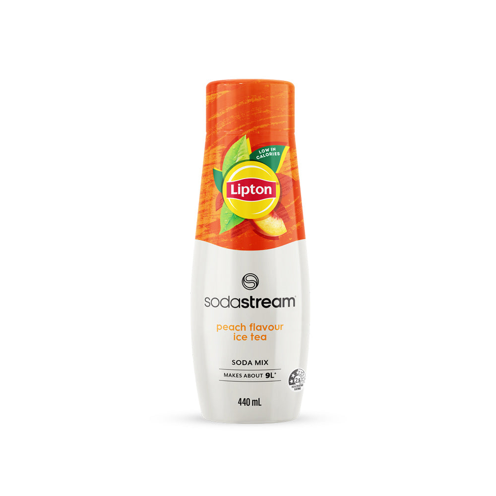 3PK SodaStream Lipton Ice Tea Flavoured Soda Mix Peach 440ml
