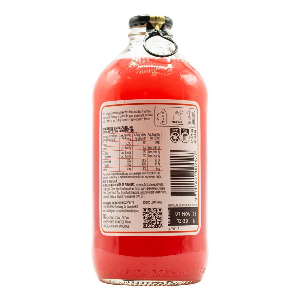 24PK Bundaberg 375ml Guava Non-Alcoholic Flavoured Drink