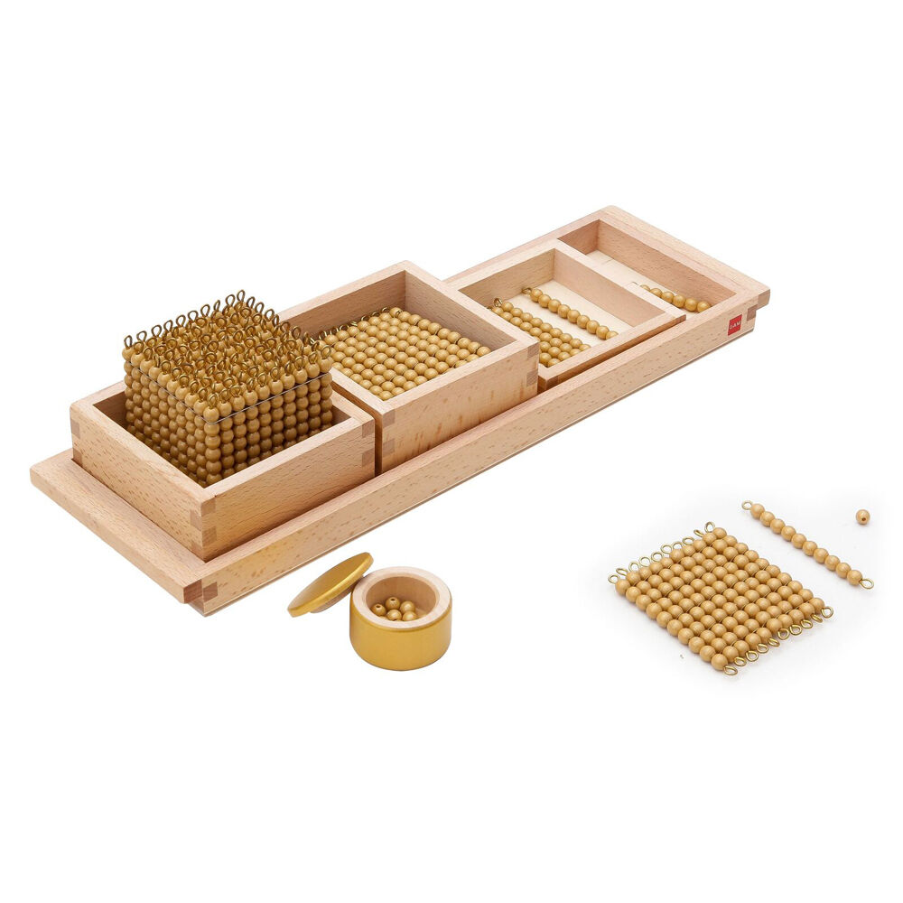 34pc Gam Montessori Introduction To The Decimal System Educational Toy Kids - 3+
