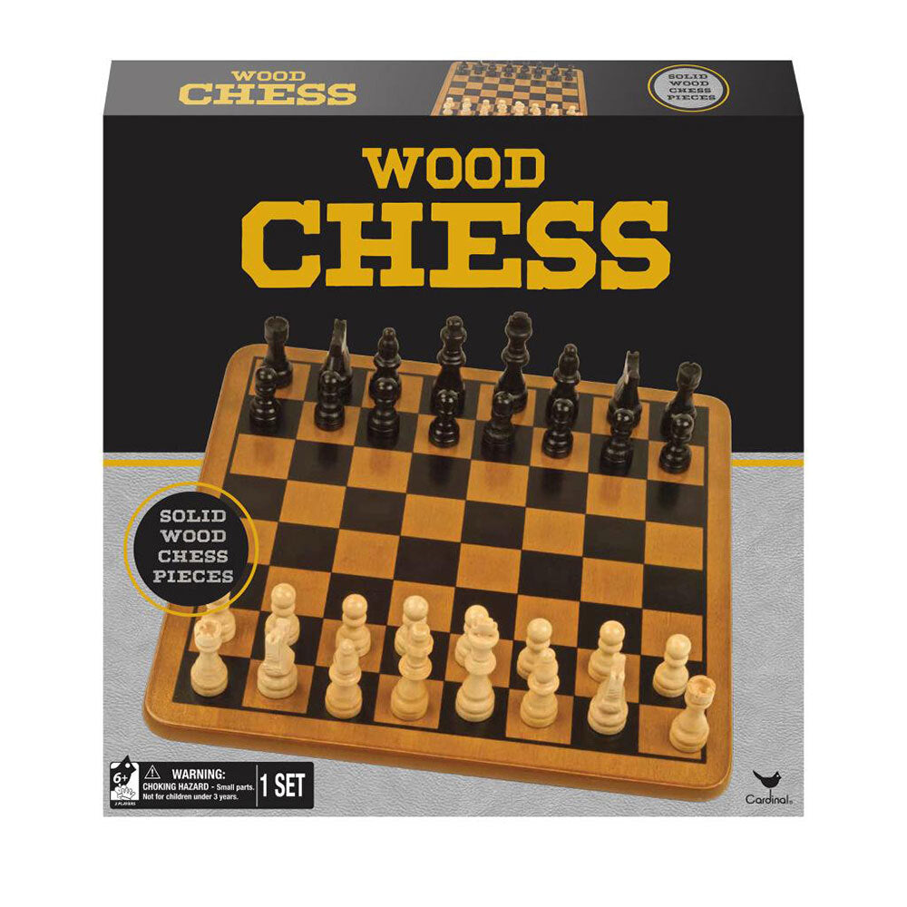 2x Cardinal Classic Wood Chess Board Game