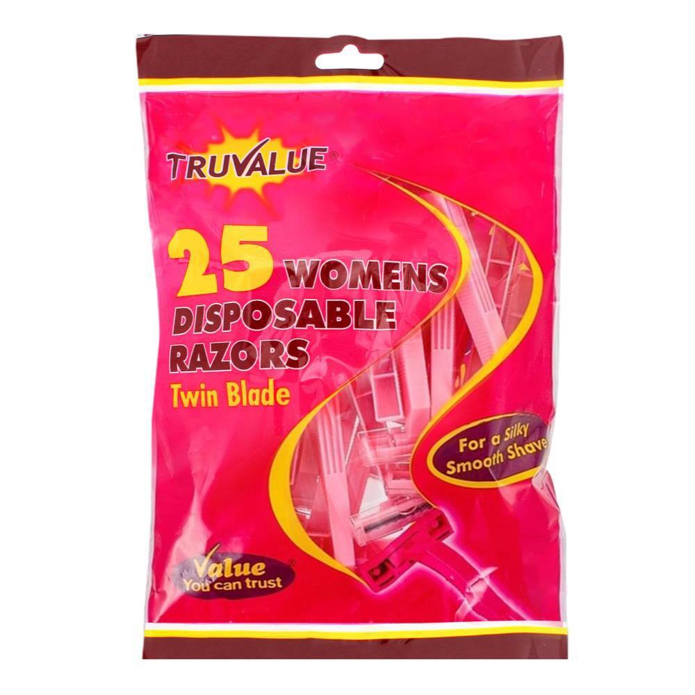 150pc Truvalue Disposable Razors Twin Blade Shaving For Women