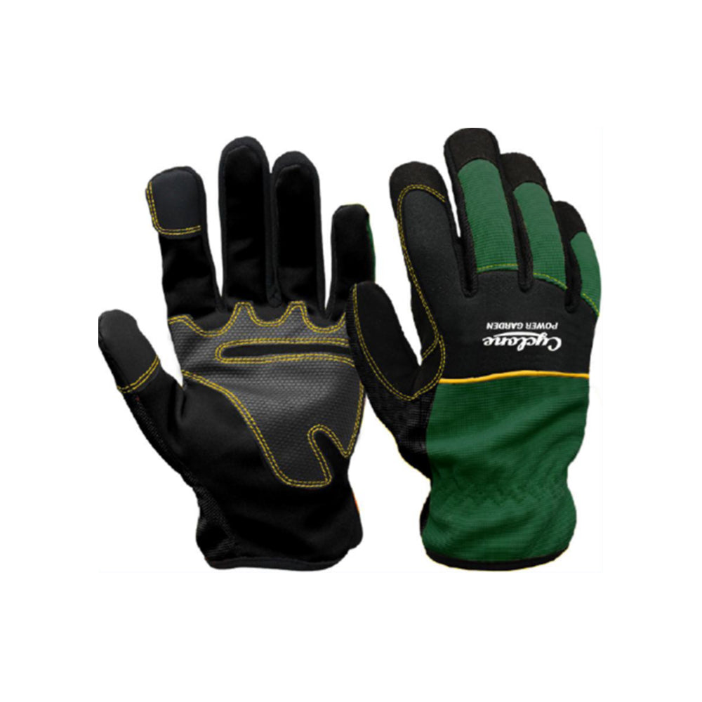 2PK Cyclone Power Garden Synthetic Palm Leather Gloves XL