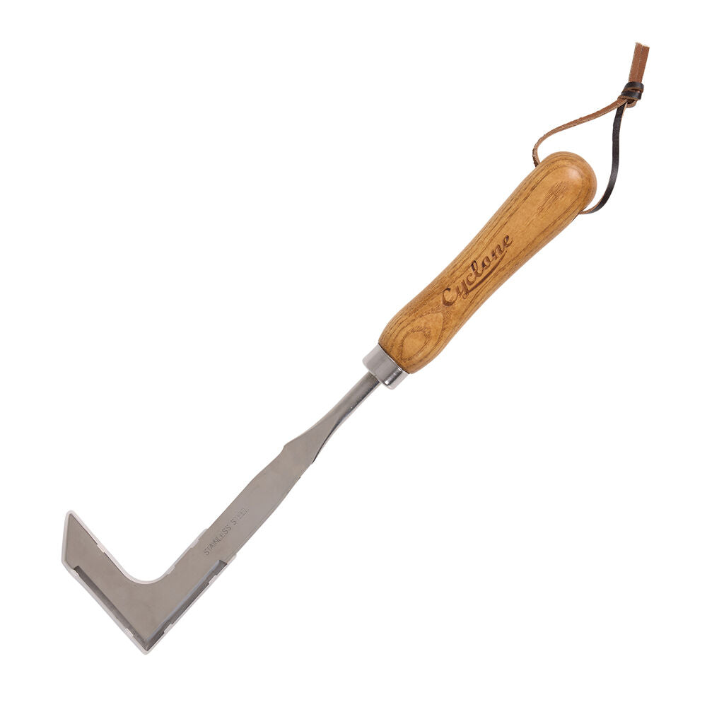 2PK Cyclone Stainless Steel Patio Hand Weeder Garden Tool 33x7.5cm