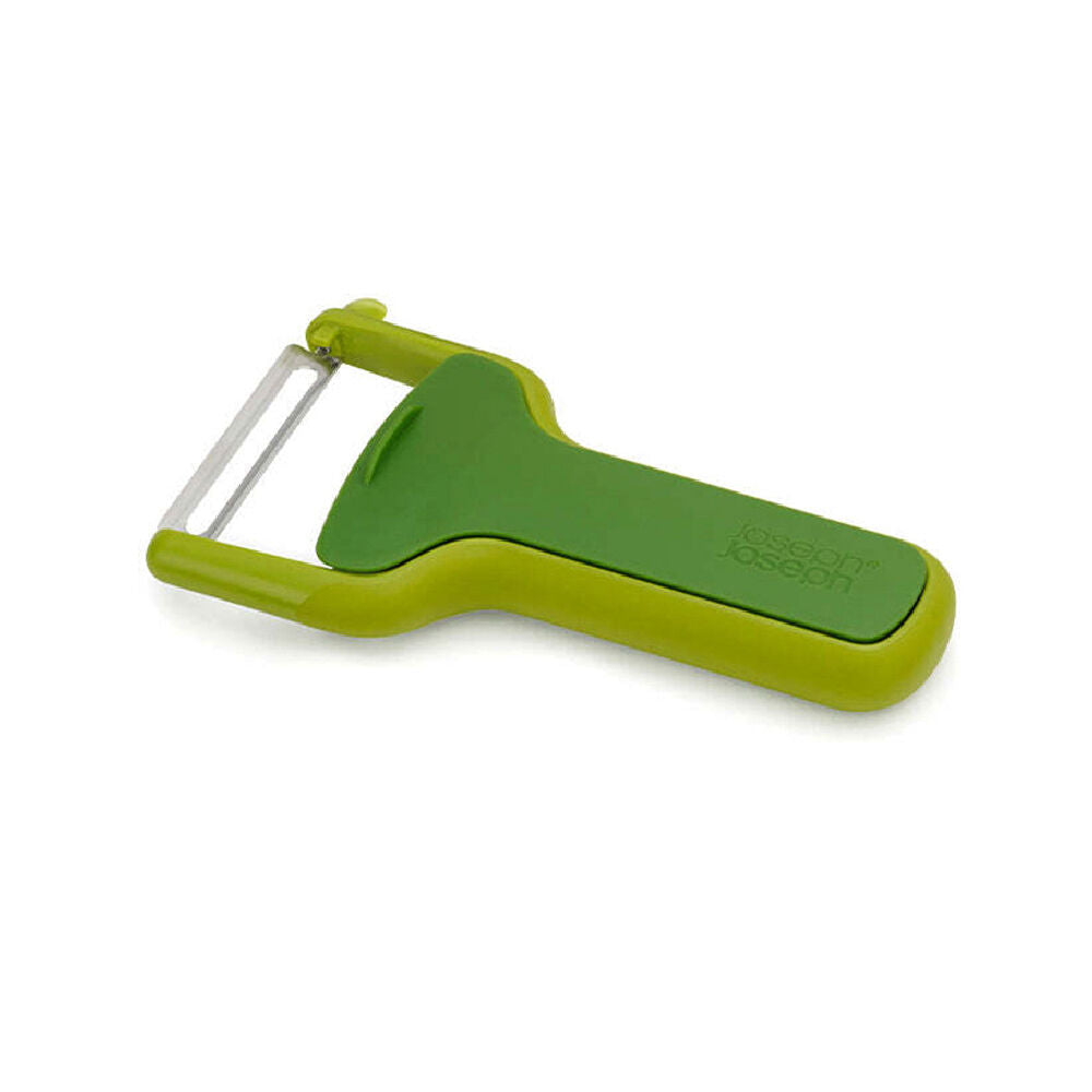 2PK Joseph & Joseph SafeStore 14cm Straight Peeler w/ Blade Guard - Green