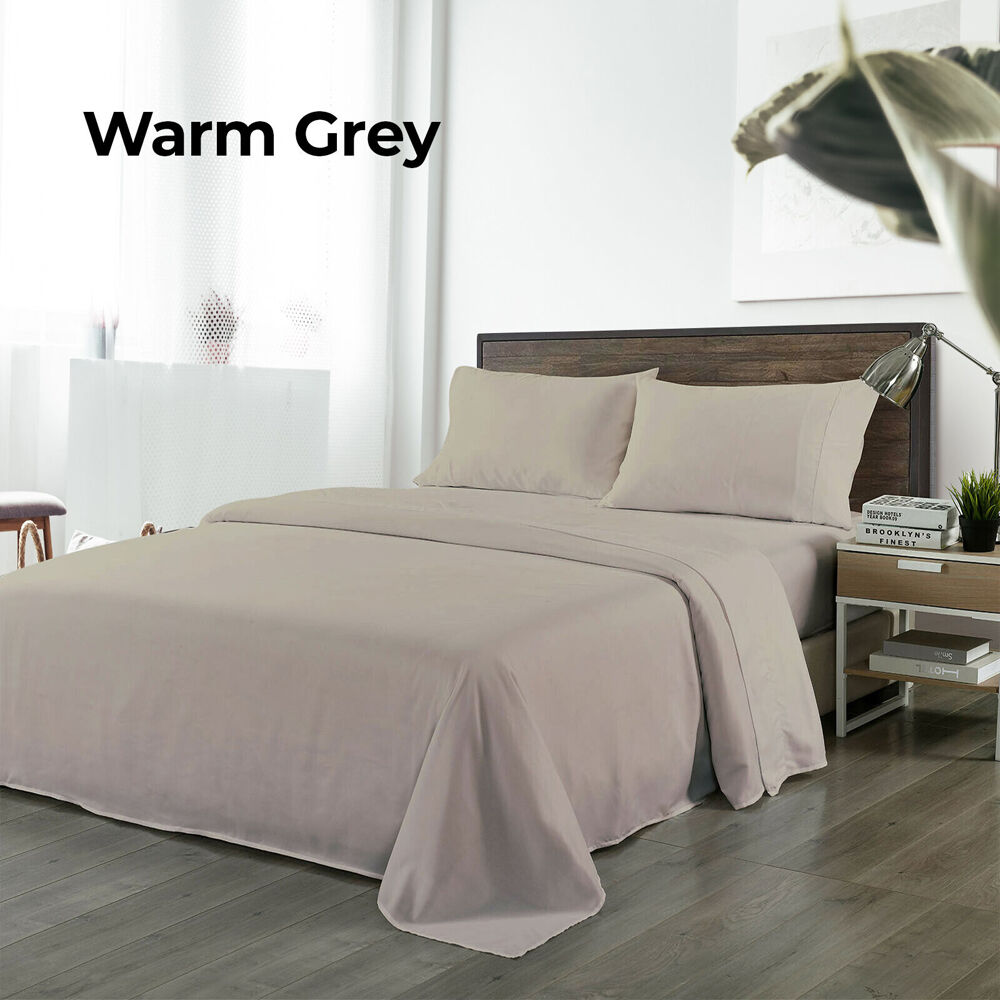 Royal Comfort Sheet Set w/ 2x Pillowcases Blended Bamboo
