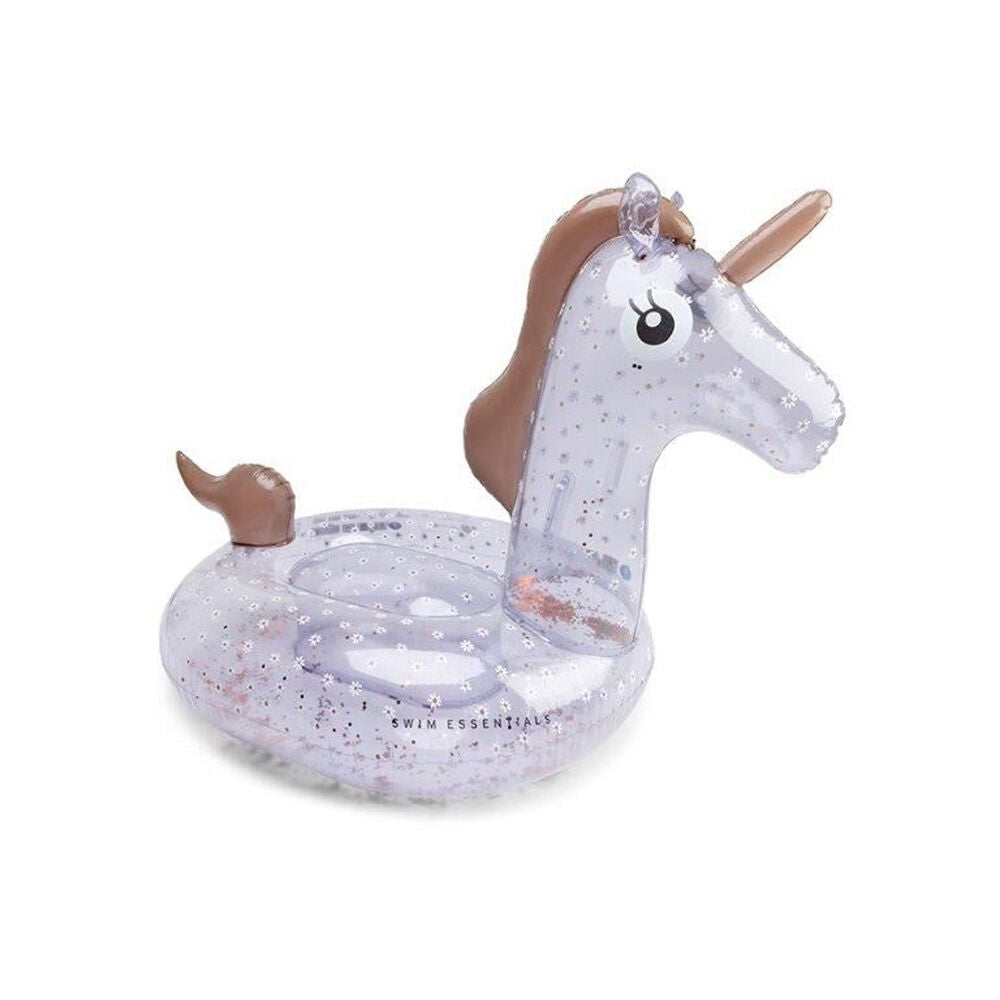 Swim Essentials Kids Inflatable Ride On Pool Floater Daisy Flowers Unicorn 6y+