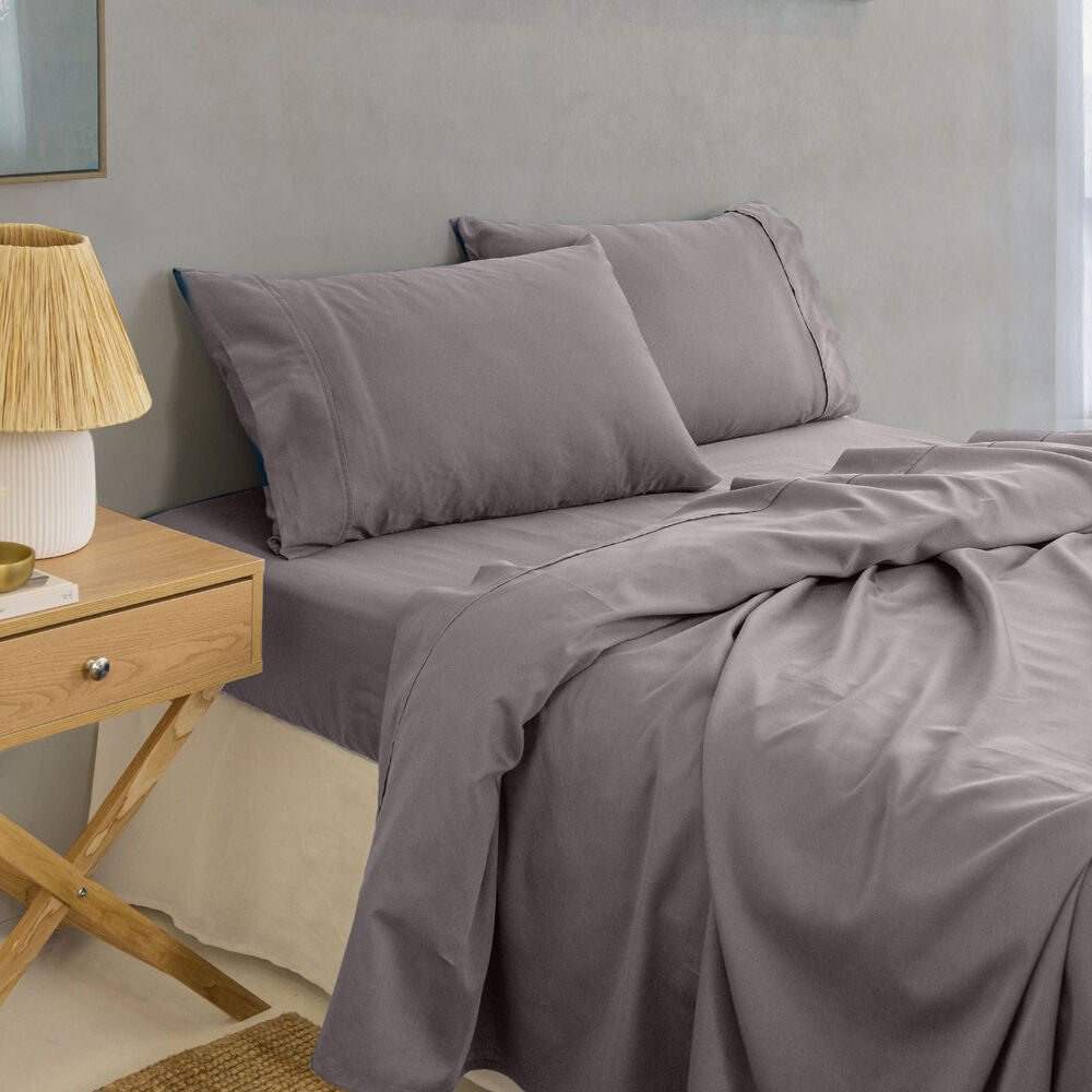 Royal Comfort Balmain Bed Sheet Set 1000TC Bamboo Cotton Dove
