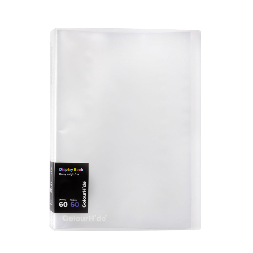 3PK Colourhide Display Book Fixed Document Holder Clear