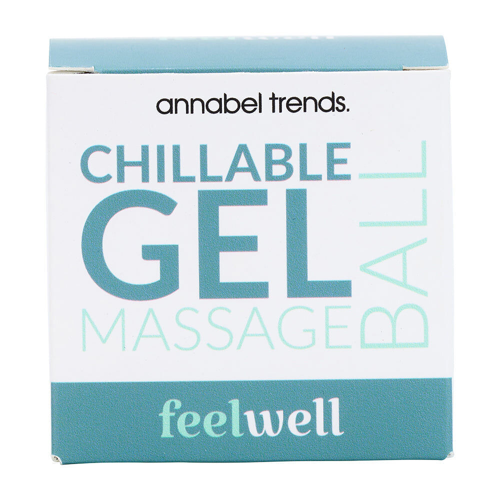 2PK Annabel Trends Feel Well Chillable Gel Massage Ball 7x6.5cm - Blue