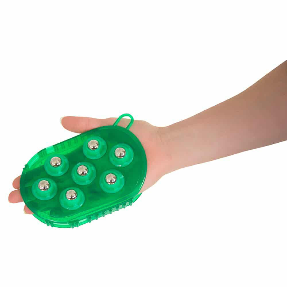 2PK Annabel Trends Feel Well Massage Glove 11x15cm - Green