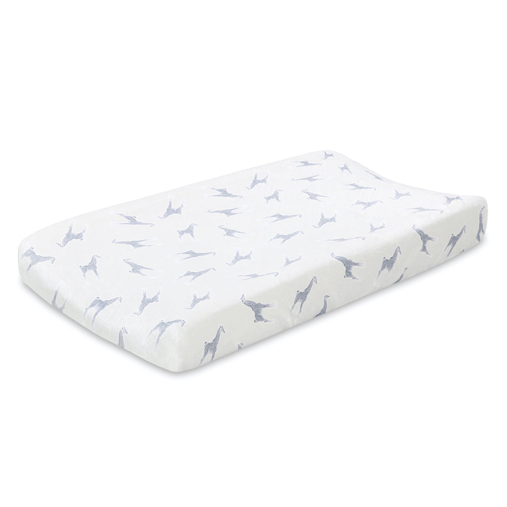 2PK Animal Planet Baby Changing Pad Cover Be Kind to Every Kind Giraffe 81cm