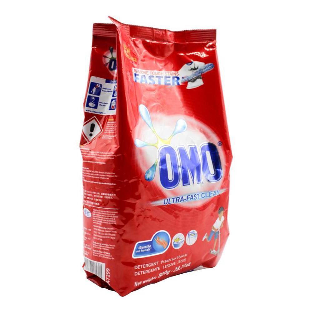 18PK Omo Laundry Detergent Powder Ultra Fast Clean Hand Wash + Top Loader 800g