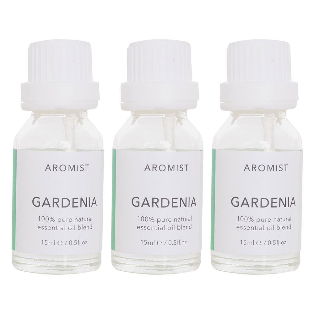 3PK Gibson Gifts 15ml Aromist Oil Gardenia Natural Essential Blend