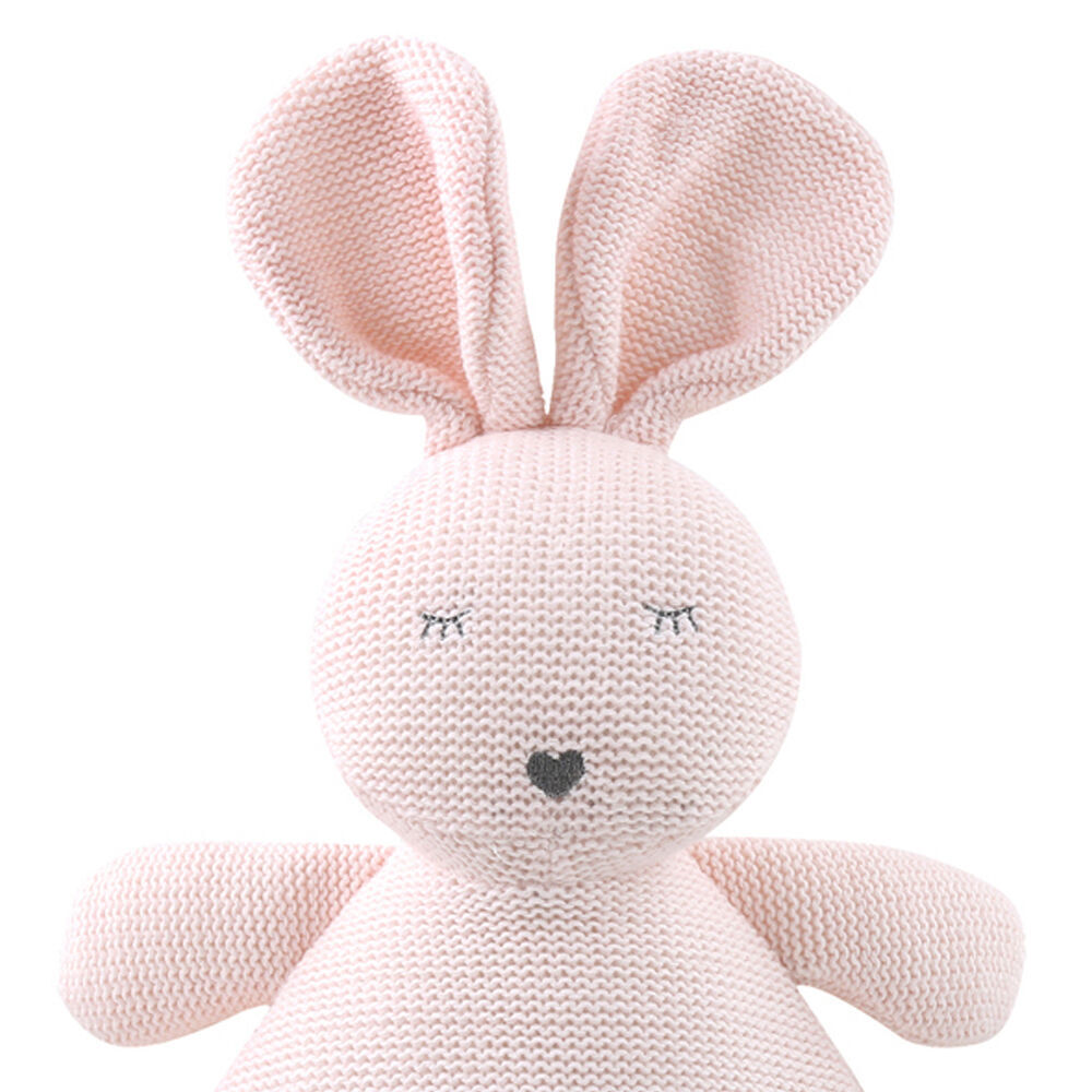 2PK The Peanutshell Knitted Bunny Plush Stuffed Animal Toy 30cm Pink 0+
