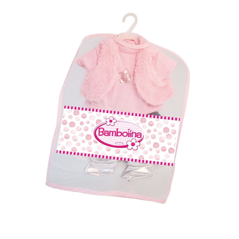 2PK Bambolina Dress for Doll 33-36cm Childrens Toy Fashion Outfit Set Assorted