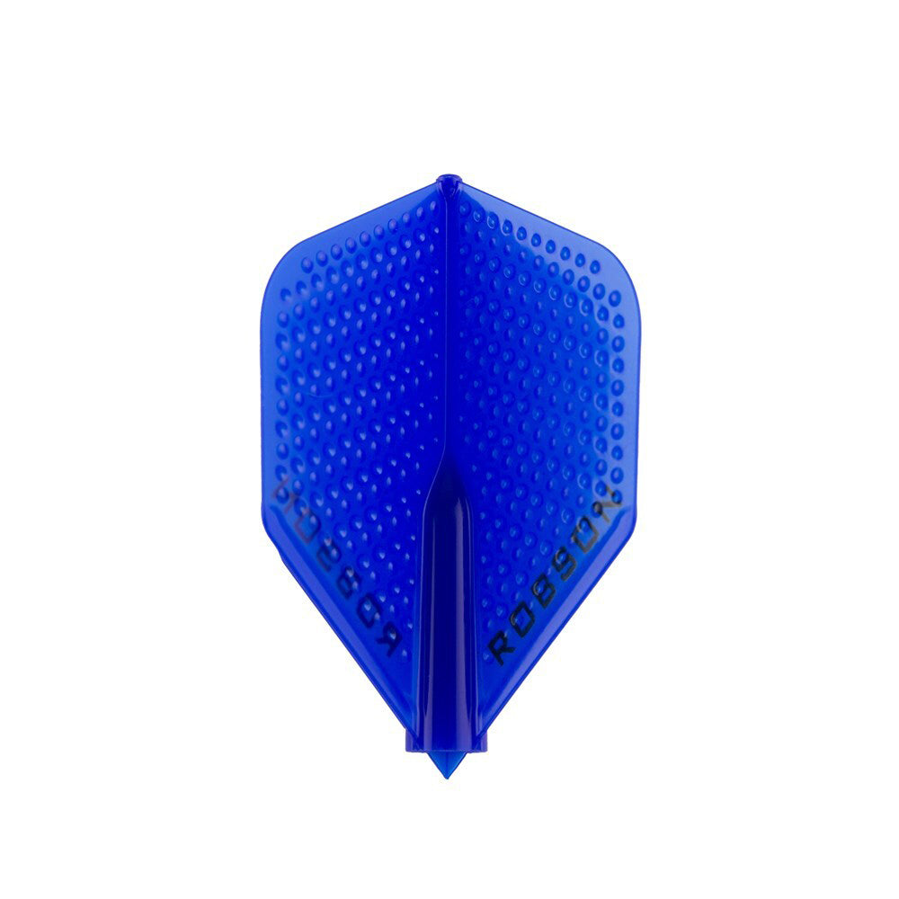 2PK Robson Dimpled Plus Dart Flight Standard Accessory - Blue
