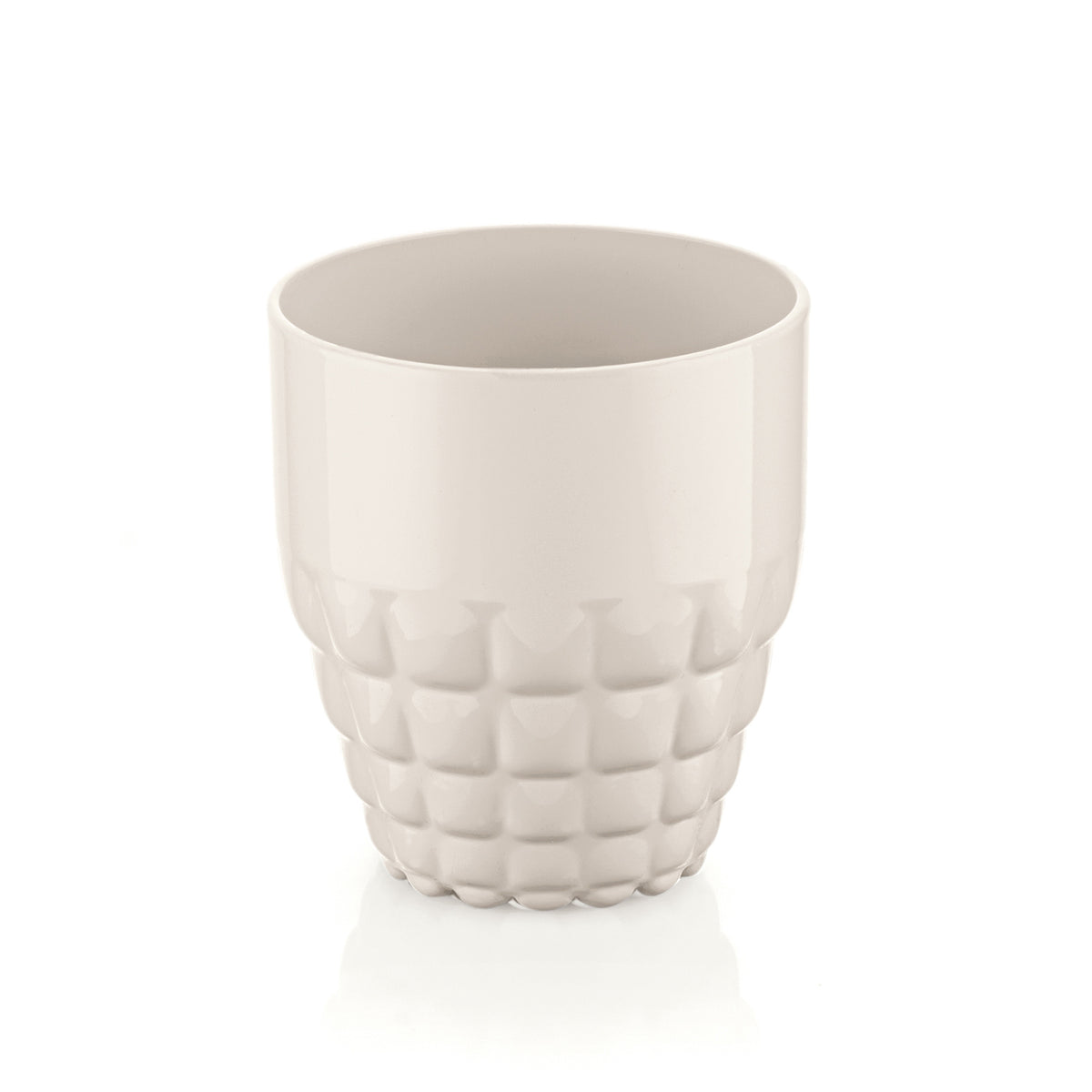 2PK Guzzini Tiffany 350ml 9.5cm Plastic Low Tumbler - White