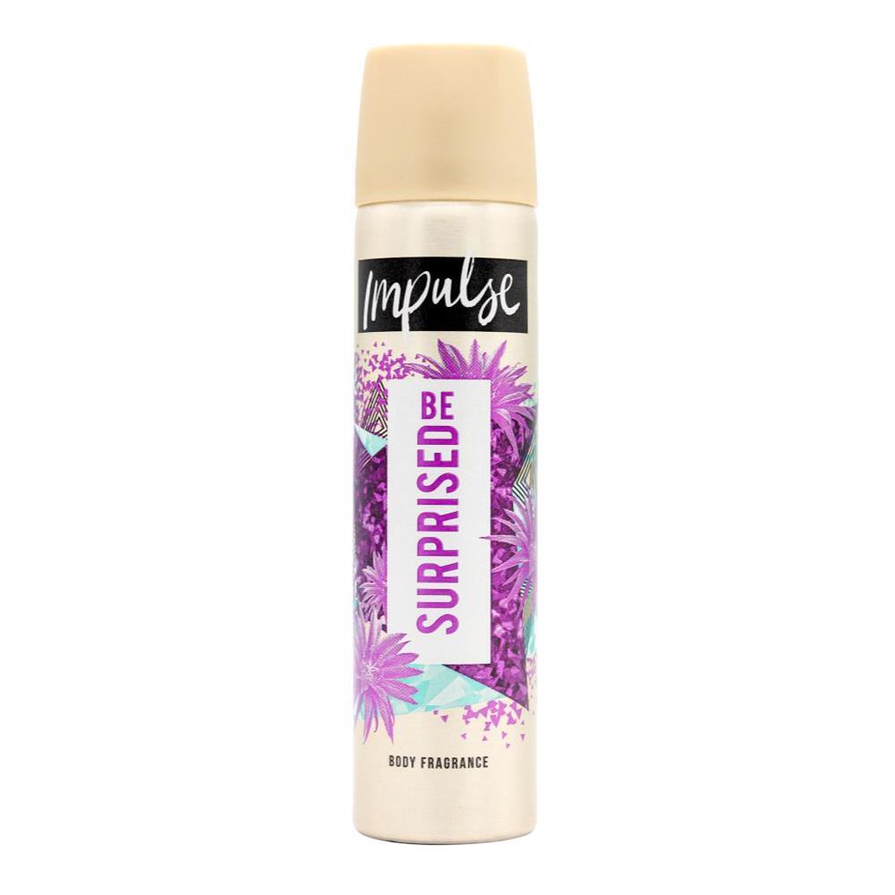 6PK Impulse 50G Ladies Scent Body Spray Perfume Fragrance Be Surprised