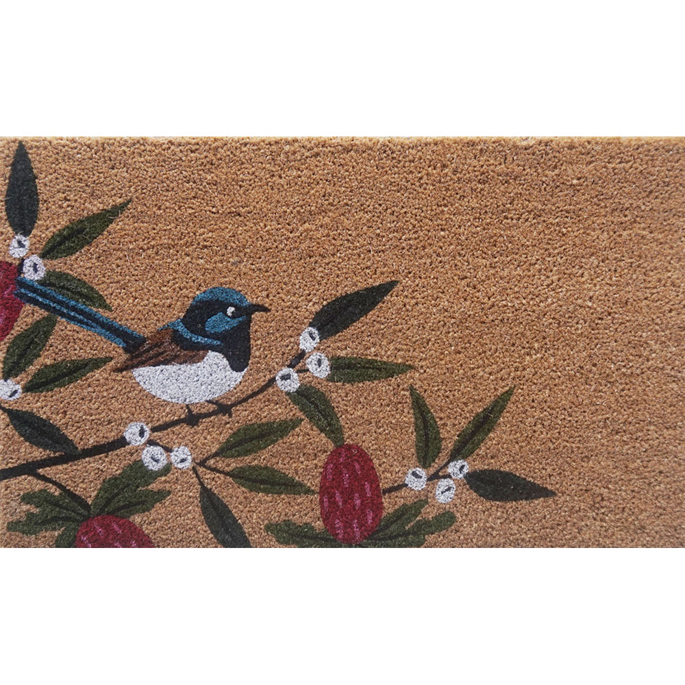 2PK Solemate PVC-Coir Wren Bush 45x75cm Outdoor Doormat