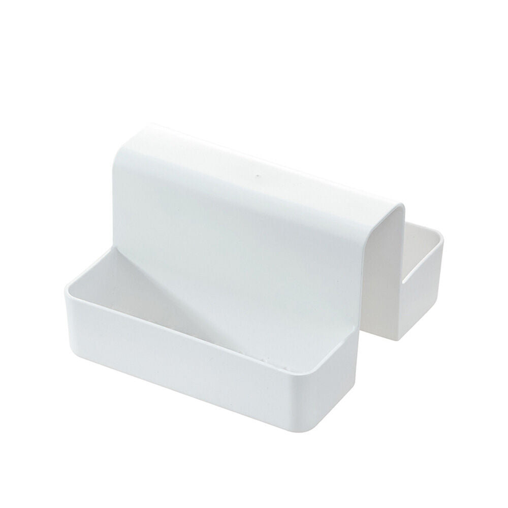 2PK iDesign Classic Plastic Sink Saddle w/ 2-Compartments - White