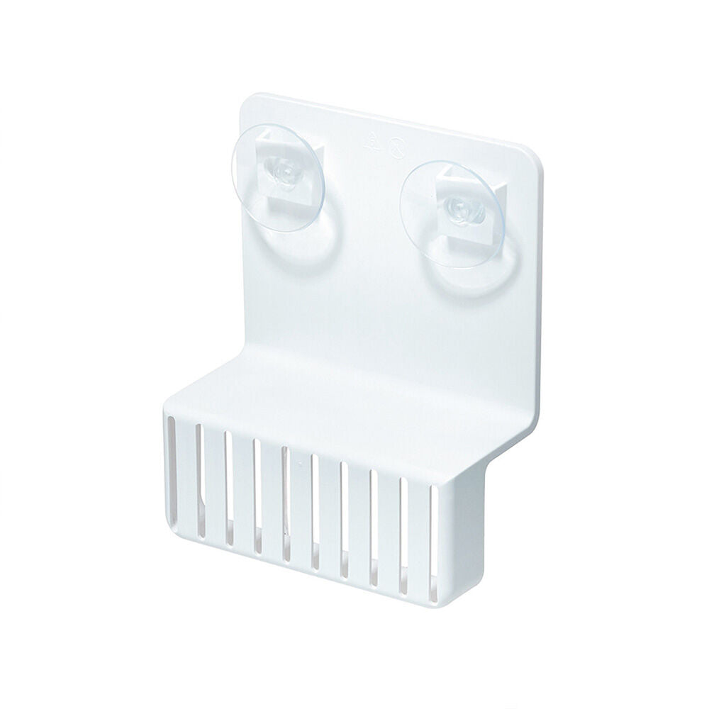 2PK iDesign Classic Plastic Double Suction Sink Caddy - White