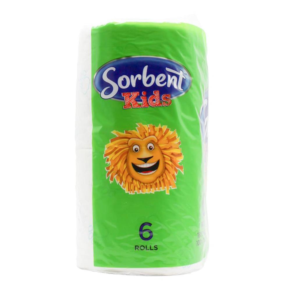 48pc Sorbent Kids Toilet Paper Soft Rolls 180-Sheets