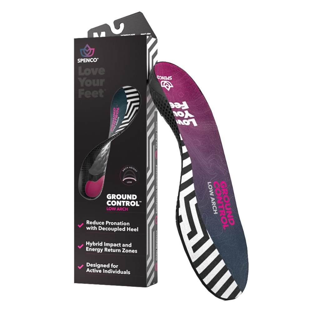 Spenco Ground Control Low Arch Insole Shoe Insert US