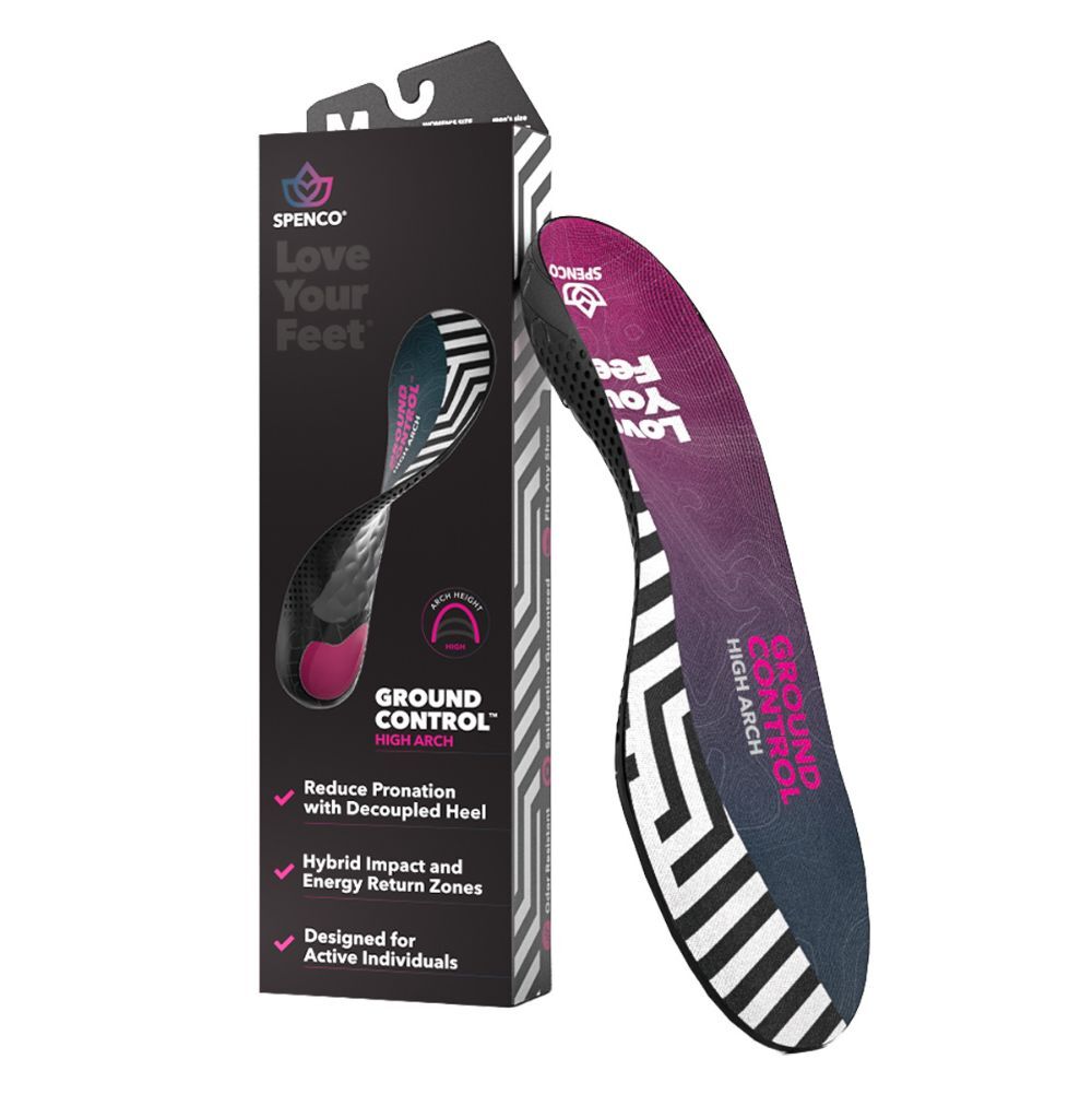 Spenco Ground Control High Arch Insole Shoe Insert US