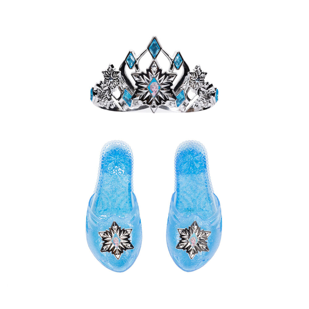 4pc Disney Frozen Classic Elsa Dress Up Toy Accessories Set Blue 3y+