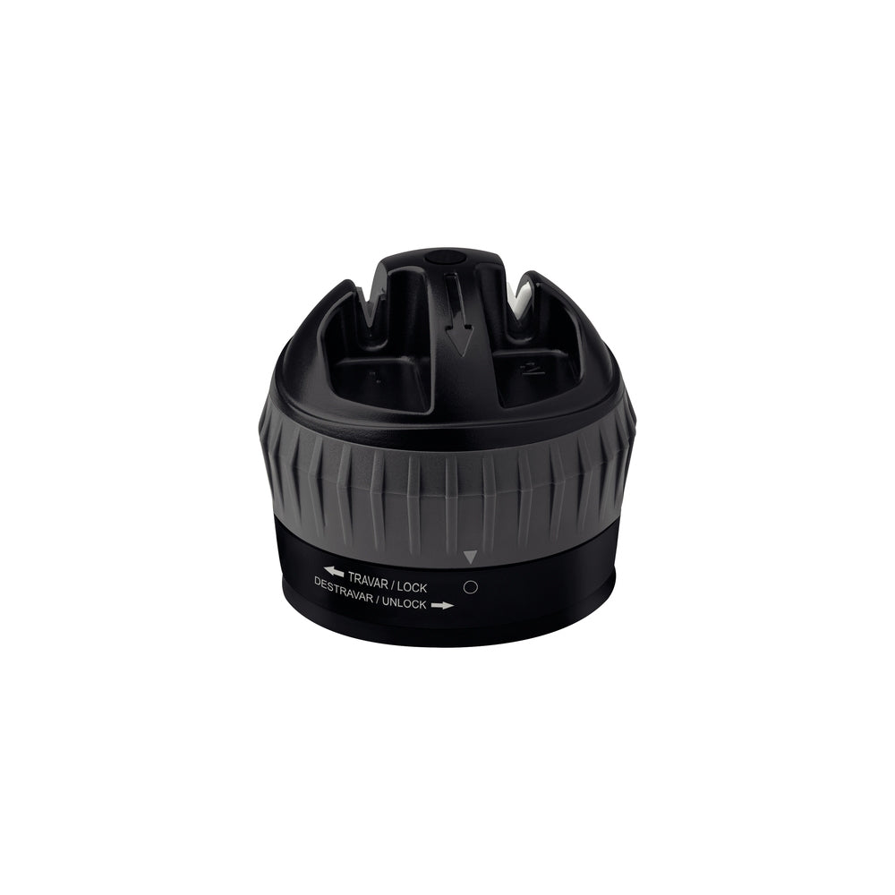 2PK Tramontina Profio Black Non-Slip Knife Sharpener