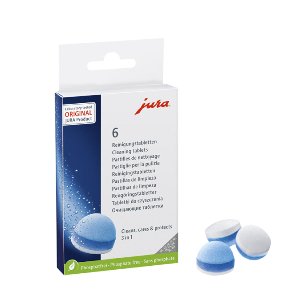 2x 6pc Jura 3-Phase Coffee Machine Cleaning/Flushing Tablets