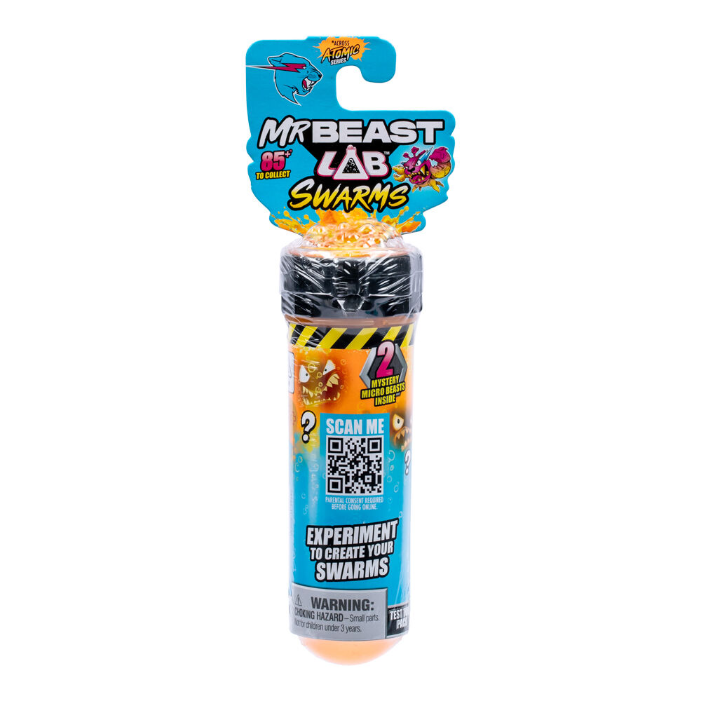 4pc Mr Beast Lab Swarms S2 Test Tube Action Figure Toy Kit Assorted 5y+
