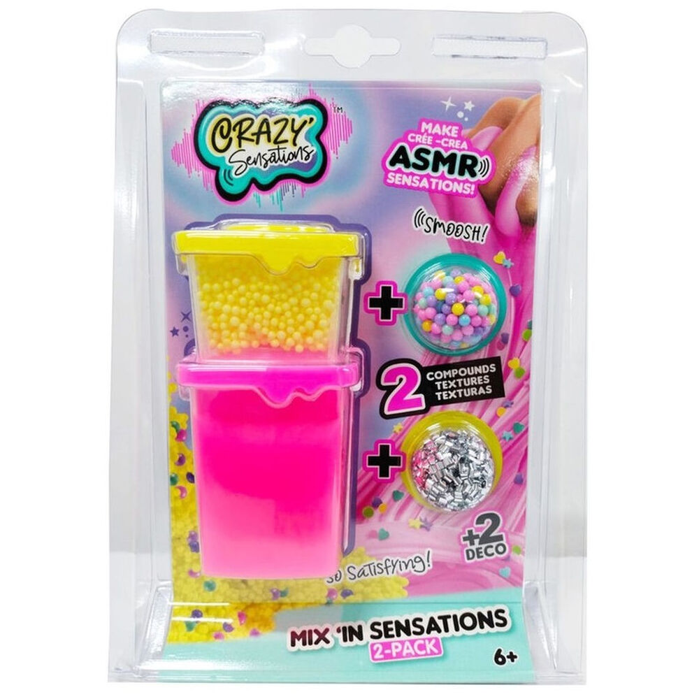 4pc Crazy Sensations Mix'In Sensations - Yellow/Pink 6y+