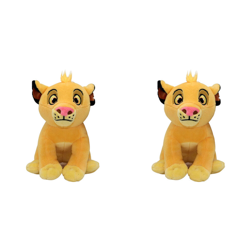2PK Resoftables Lion King Small Simba Plush Soft Toy Kids - Yellow 0+