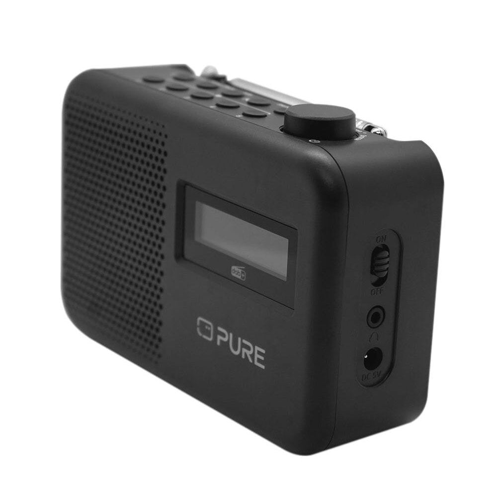 Pure Elan One2 DAB+/FM LCD Display Bluetooth Radio - Charcoal