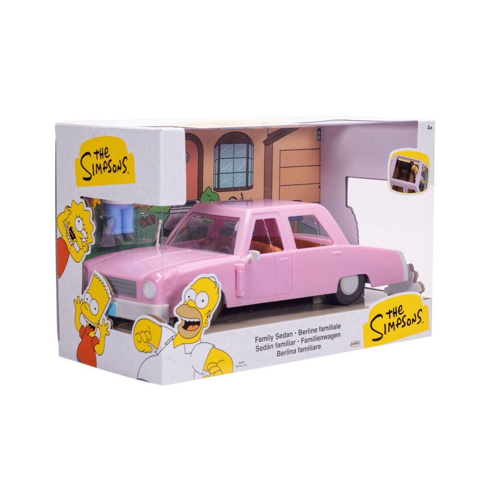 The Simpsons Vehicle Homer w/ Sedan Childrens Toy Playset 2.5inch